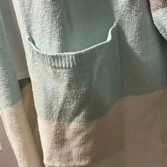 Vince Camuto Hooded Open Front Long Knit Cardigan - Picture 8 of 13